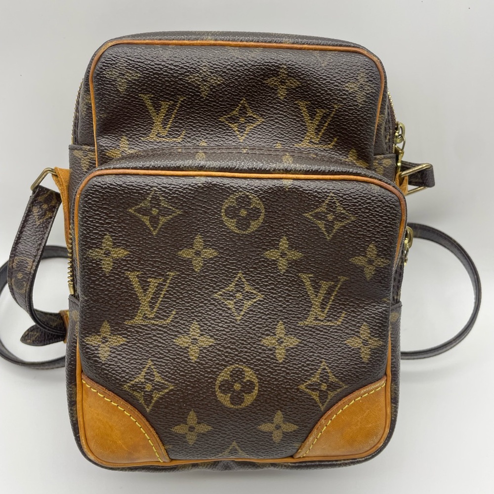 Louis Vuitton Brown and Tan Messenger Bag